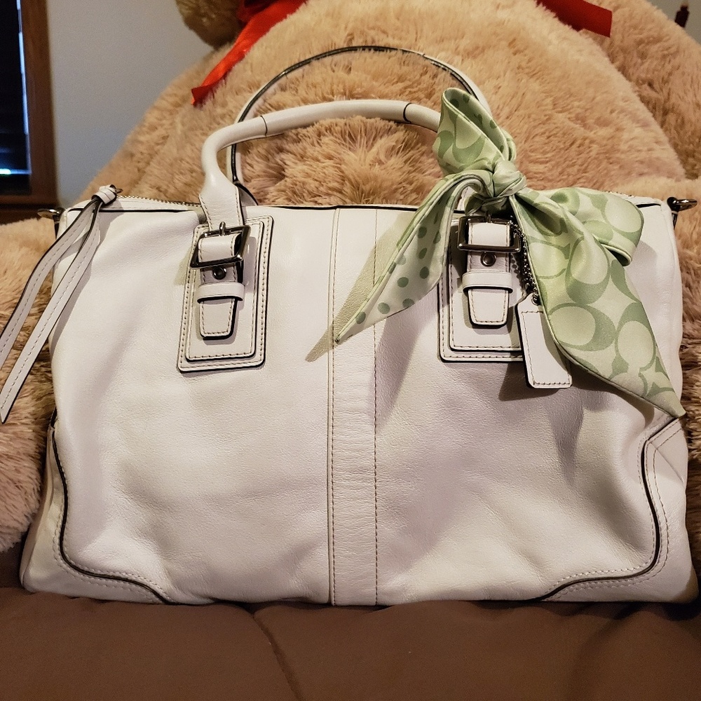 Off White Coach Purse